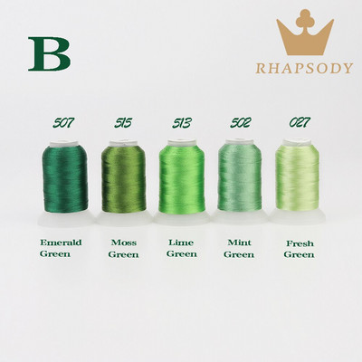 40W poliesterio siuvinėjimo siūlai 500M gijų siūlai, didelio stiprumo blizgesys, skirtas Brother/Babylock/Janome siuvimo mašinai namų siūlai