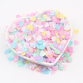 Παγιέτες με κοχύλι 7mm PVC Loose Sequin Glitter Paillettes για Ράψιμο Μανικιούρ Νυχιών Διακοσμητικό Γάμου Κομφετί Lentejuelas 10g