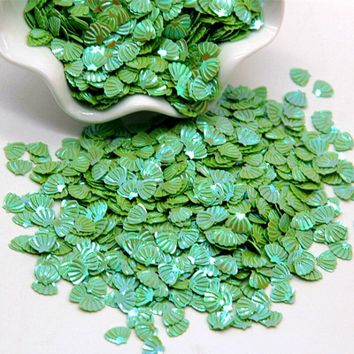 Παγιέτες με κοχύλι 7mm PVC Loose Sequin Glitter Paillettes για Ράψιμο Μανικιούρ Νυχιών Διακοσμητικό Γάμου Κομφετί Lentejuelas 10g