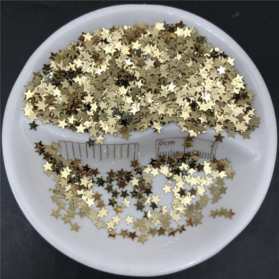 20g Gold Star n Moon PVC χαλαρές παγιέτες Glitter Paillettes για μανικιούρ νυχιών, κομφετί γάμου, αξεσουάρ στολισμού, πληρωτικό
