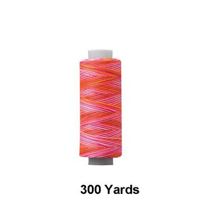 300/1000 Yards 402 Πολυεστερικές κλωστές Ράψιμο & Κουίλτινγκ Χέρι Ραπτομηχανής-Βαμμένο ουράνιο τόξο Κλωστή ραπτικής για κεντήματα & μηχανή