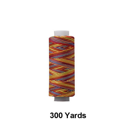 300/1000 Yards 402 Πολυεστερικές κλωστές Ράψιμο & Κουίλτινγκ Χέρι Ραπτομηχανής-Βαμμένο ουράνιο τόξο Κλωστή ραπτικής για κεντήματα & μηχανή