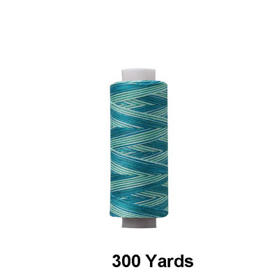 300/1000 Yards 402 Πολυεστερικές κλωστές Ράψιμο & Κουίλτινγκ Χέρι Ραπτομηχανής-Βαμμένο ουράνιο τόξο Κλωστή ραπτικής για κεντήματα & μηχανή