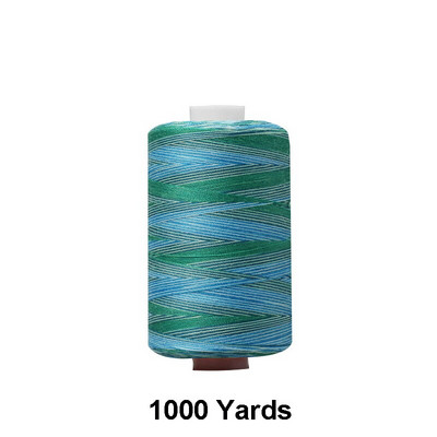 300/1000 Yards 402 Πολυεστερικές κλωστές Ράψιμο & Κουίλτινγκ Χέρι Ραπτομηχανής-Βαμμένο ουράνιο τόξο Κλωστή ραπτικής για κεντήματα & μηχανή