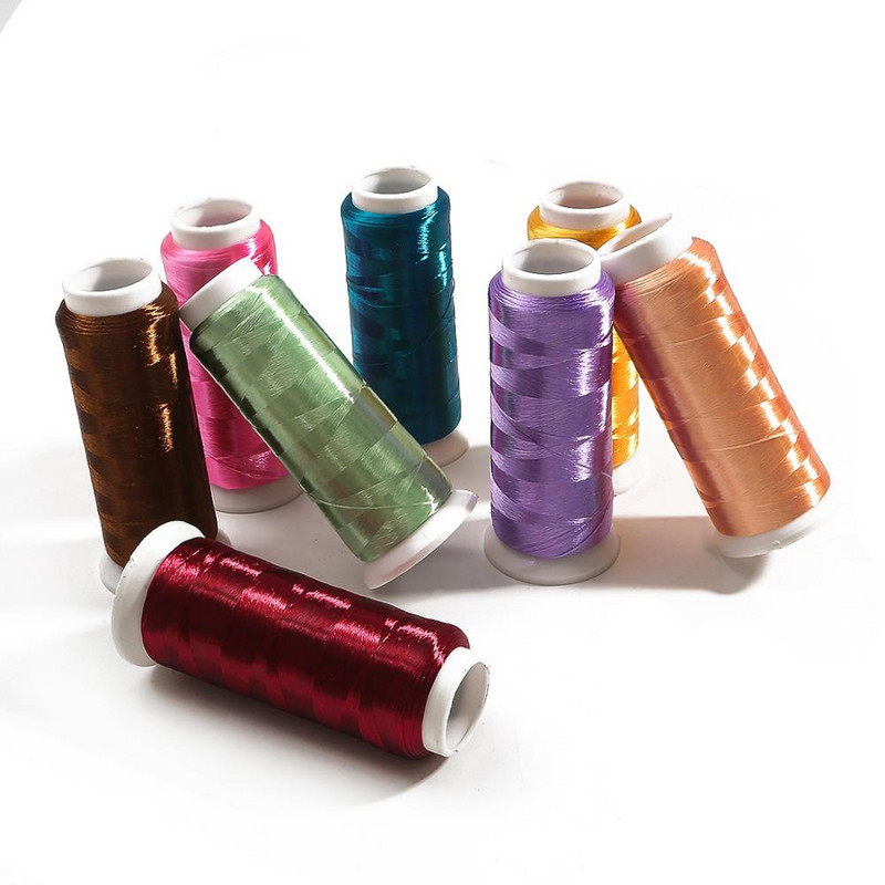 Νέο Κέντημα Μεταξωτό Σειρά Φωτεινό Πολύχρωμο Μονό Νήματα Σειρά DIY Κέντημα στο χέρι Spiraea Floss Cross Stitch Κλωστές Ράψιμο