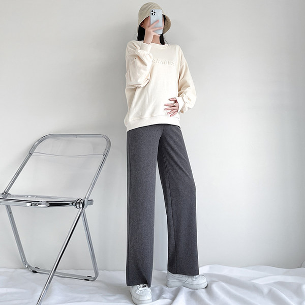 Ležerne trudničke hlače visokog struka