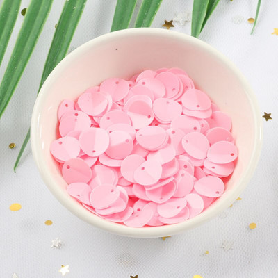 250 τμχ/παρτίδα 10mm Οβάλ διπλωμένες παγιέτες παγιέτες Sewing Craft PVC στρογγυλό κύπελλο πούλιες για παιδιά DIY Αξεσουάρ Γυναικείων Ενδυμάτων