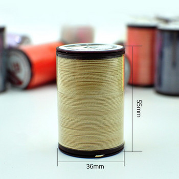 Диаметър 0,65 mm 60 метра Ръчна висококачествена кръгла шевна восъчна нишка за кожена занаятчийска гривна Weave Полиестерна якостна нишка