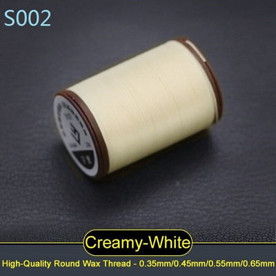 Läbimõõt 0,65 mm 60 meetrit Käsitsi kvaliteetne ümmargune õmblusniit nahast käsitöökäevõru koe polüester Tugevusega niit