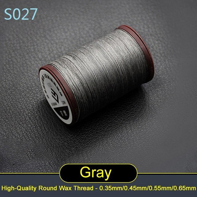 Läbimõõt 0,65 mm 60 meetrit Käsitsi kvaliteetne ümmargune õmblusniit nahast käsitöökäevõru koe polüester Tugevusega niit