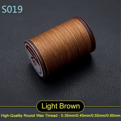 Läbimõõt 0,65 mm 60 meetrit Käsitsi kvaliteetne ümmargune õmblusniit nahast käsitöökäevõru koe polüester Tugevusega niit