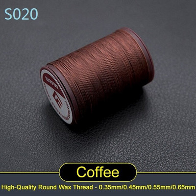 Läbimõõt 0,65 mm 60 meetrit Käsitsi kvaliteetne ümmargune õmblusniit nahast käsitöökäevõru koe polüester Tugevusega niit