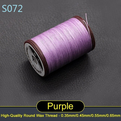 Läbimõõt 0,65 mm 60 meetrit Käsitsi kvaliteetne ümmargune õmblusniit nahast käsitöökäevõru koe polüester Tugevusega niit