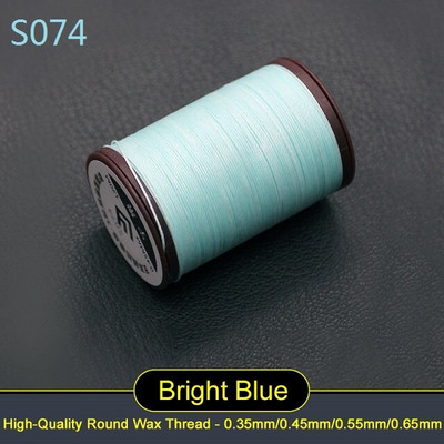 Läbimõõt 0,65 mm 60 meetrit Käsitsi kvaliteetne ümmargune õmblusniit nahast käsitöökäevõru koe polüester Tugevusega niit