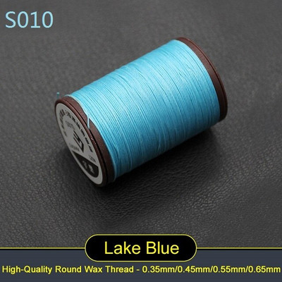 Läbimõõt 0,65 mm 60 meetrit Käsitsi kvaliteetne ümmargune õmblusniit nahast käsitöökäevõru koe polüester Tugevusega niit