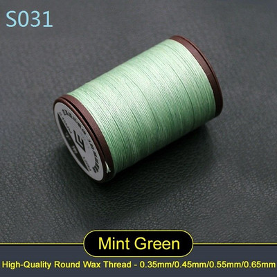 Läbimõõt 0,65 mm 60 meetrit Käsitsi kvaliteetne ümmargune õmblusniit nahast käsitöökäevõru koe polüester Tugevusega niit