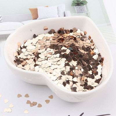 Ekološki prihvatljivi PET ultratanki šljokice u obliku srca od 3 mm, mješoviti holografski laserski srebrni svjetlucavi šljokice za obrtničko ukrašavanje noktiju