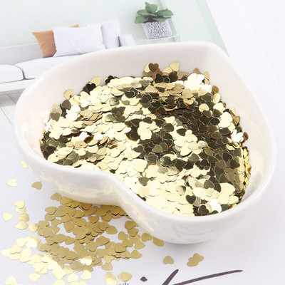 Ekološki prihvatljivi PET ultratanki šljokice u obliku srca od 3 mm, mješoviti holografski laserski srebrni svjetlucavi šljokice za obrtničko ukrašavanje noktiju