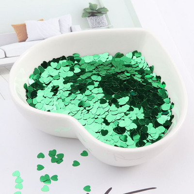 Ekološki prihvatljivi PET ultratanki šljokice u obliku srca od 3 mm, mješoviti holografski laserski srebrni svjetlucavi šljokice za obrtničko ukrašavanje noktiju