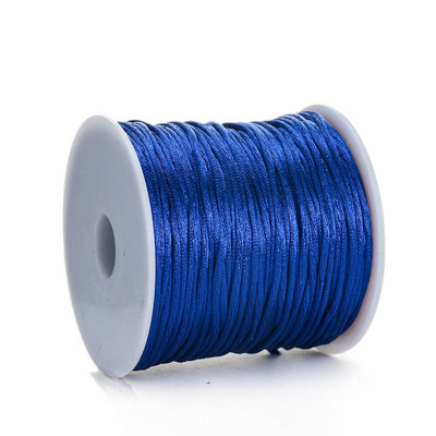 Νάιλον κορδόνι 50 μέτρων/ρολό 1,0 χιλιοστών Κινέζικο σχοινί κορδονιού με κόμπους για την κατασκευή βραχιολιών κολιέ DIY κοσμήματα χειροτεχνίας