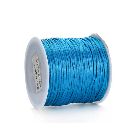 Νάιλον κορδόνι 50 μέτρων/ρολό 1,0 χιλιοστών Κινέζικο σχοινί κορδονιού με κόμπους για την κατασκευή βραχιολιών κολιέ DIY κοσμήματα χειροτεχνίας