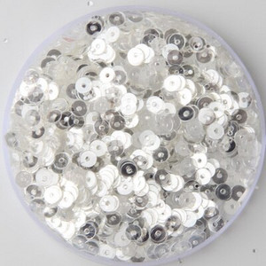 Sequin Crystal Caurspīdīgs 3mm 4mm 5mm 6mm PVC apaļš plakans glāzītis vaļīgs sequins Paillette šūšana kāzu rokdarbiem DIY piederumi 10g