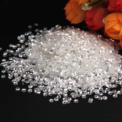 Sequin Crystal Caurspīdīgs 3mm 4mm 5mm 6mm PVC apaļš plakans glāzītis vaļīgs sequins Paillette šūšana kāzu rokdarbiem DIY piederumi 10g