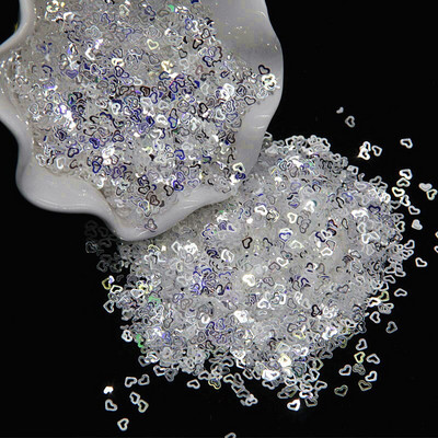 Sequin Crystal Caurspīdīgs 3mm 4mm 5mm 6mm PVC apaļš plakans glāzītis vaļīgs sequins Paillette šūšana kāzu rokdarbiem DIY piederumi 10g