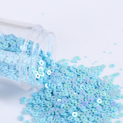 10g/συσκευασία 2mm-6mm Χαλαρές επίπεδες στρογγυλές πούλιες Paillette Ραπτική χειροτεχνία για διακόσμηση γάμου Ενδύματα Φόρεμα Καπέλα παπουτσιών DIY Αξεσουάρ