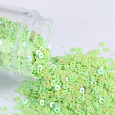 10g/συσκευασία 2mm-6mm Χαλαρές επίπεδες στρογγυλές πούλιες Paillette Ραπτική χειροτεχνία για διακόσμηση γάμου Ενδύματα Φόρεμα Καπέλα παπουτσιών DIY Αξεσουάρ