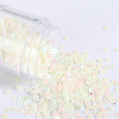 10g/συσκευασία 2mm-6mm Χαλαρές επίπεδες στρογγυλές πούλιες Paillette Ραπτική χειροτεχνία για διακόσμηση γάμου Ενδύματα Φόρεμα Καπέλα παπουτσιών DIY Αξεσουάρ