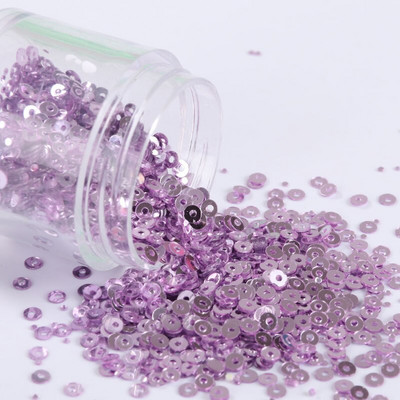 10g/συσκευασία 2mm-6mm Χαλαρές επίπεδες στρογγυλές πούλιες Paillette Ραπτική χειροτεχνία για διακόσμηση γάμου Ενδύματα Φόρεμα Καπέλα παπουτσιών DIY Αξεσουάρ