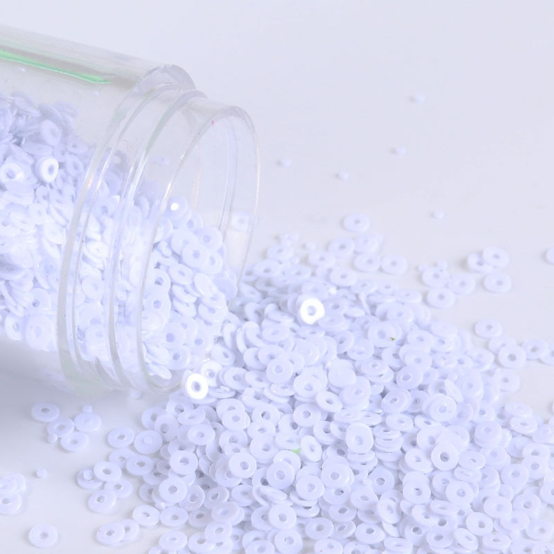 10g/συσκευασία 2mm-6mm Χαλαρές επίπεδες στρογγυλές πούλιες Paillette Ραπτική χειροτεχνία για διακόσμηση γάμου Ενδύματα Φόρεμα Καπέλα παπουτσιών DIY Αξεσουάρ