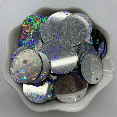 200 tk 20 mm PVC lamedad ümmargused lahtised litrid 1 külgmise auguga Paillette õmblemine Pulmakäsitöö Aksessuaarid DIY ripats litrid