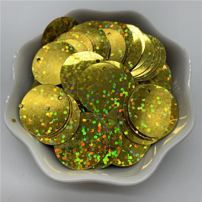 200 tk 20 mm PVC lamedad ümmargused lahtised litrid 1 külgmise auguga Paillette õmblemine Pulmakäsitöö Aksessuaarid DIY ripats litrid