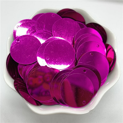 200 tk 20 mm PVC lamedad ümmargused lahtised litrid 1 külgmise auguga Paillette õmblemine Pulmakäsitöö Aksessuaarid DIY ripats litrid