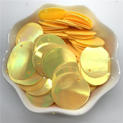 200 tk 20 mm PVC lamedad ümmargused lahtised litrid 1 külgmise auguga Paillette õmblemine Pulmakäsitöö Aksessuaarid DIY ripats litrid