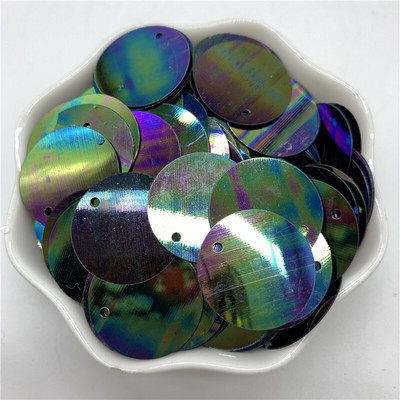 200 tk 20 mm PVC lamedad ümmargused lahtised litrid 1 külgmise auguga Paillette õmblemine Pulmakäsitöö Aksessuaarid DIY ripats litrid