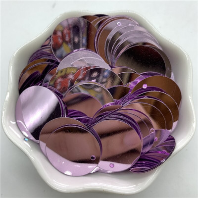 200 tk 20 mm PVC lamedad ümmargused lahtised litrid 1 külgmise auguga Paillette õmblemine Pulmakäsitöö Aksessuaarid DIY ripats litrid