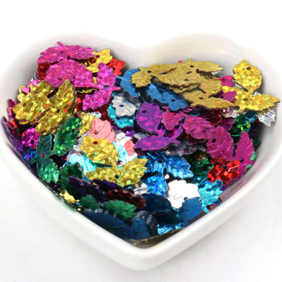 Žvaigždės gėlė 10g stereoskopinė plokštuma PVC palaidi blizgučiai Pailletės Siuvimo amatai Vaikų DIY Drabužių dekoravimo aksesuarai 3-30mm