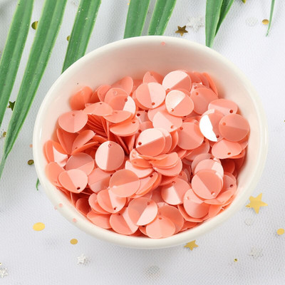 240Pc (10g) διπλωμένες πούλιες 10mm PVC οβάλ χαλαρό μαξιλάρι παγιέτας διαμέτρου ραπτικής διαδικασίας ραπτικής πούλιες γυναικεία καλύμματα κεφαλής αξεσουάρ ρούχων