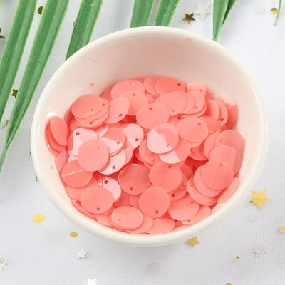 240Pc (10g) διπλωμένες πούλιες 10mm PVC οβάλ χαλαρό μαξιλάρι παγιέτας διαμέτρου ραπτικής διαδικασίας ραπτικής πούλιες γυναικεία καλύμματα κεφαλής αξεσουάρ ρούχων