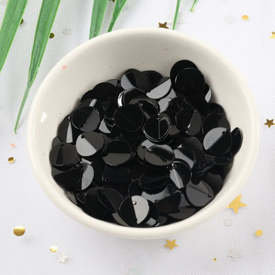 240Pc (10g) διπλωμένες πούλιες 10mm PVC οβάλ χαλαρό μαξιλάρι παγιέτας διαμέτρου ραπτικής διαδικασίας ραπτικής πούλιες γυναικεία καλύμματα κεφαλής αξεσουάρ ρούχων