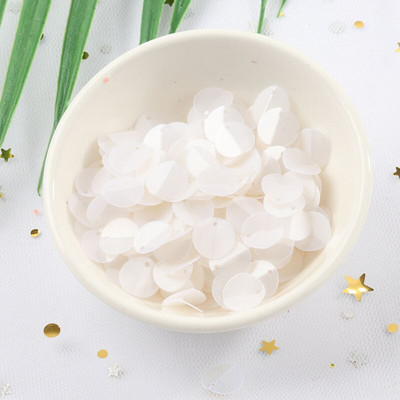 240Pc (10g) διπλωμένες πούλιες 10mm PVC οβάλ χαλαρό μαξιλάρι παγιέτας διαμέτρου ραπτικής διαδικασίας ραπτικής πούλιες γυναικεία καλύμματα κεφαλής αξεσουάρ ρούχων