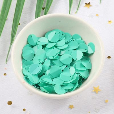 240Pc (10g) διπλωμένες πούλιες 10mm PVC οβάλ χαλαρό μαξιλάρι παγιέτας διαμέτρου ραπτικής διαδικασίας ραπτικής πούλιες γυναικεία καλύμματα κεφαλής αξεσουάρ ρούχων