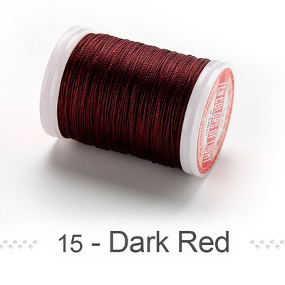 Μη σπαστό νήμα κεριού 0,4-0,6 mm Πολυεστερικό Υλικό Συντήκεται Στρογγυλό Κερωμένο Κορδόνι Χέρι Ράψιμο Δερμάτινες Κλωστές για Τσάντα