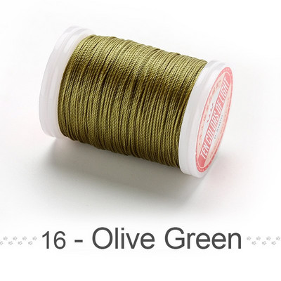 Μη σπαστό νήμα κεριού 0,4-0,6 mm Πολυεστερικό Υλικό Συντήκεται Στρογγυλό Κερωμένο Κορδόνι Χέρι Ράψιμο Δερμάτινες Κλωστές για Τσάντα