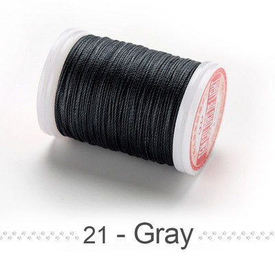 Μη σπαστό νήμα κεριού 0,4-0,6 mm Πολυεστερικό Υλικό Συντήκεται Στρογγυλό Κερωμένο Κορδόνι Χέρι Ράψιμο Δερμάτινες Κλωστές για Τσάντα