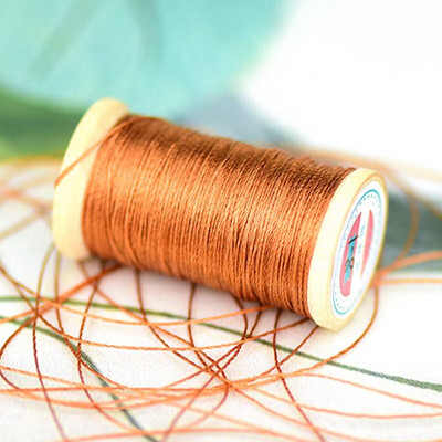 Rolă de linie de fibră de poliamidă de 0,3 mm fir de brodat țesut manual Linie de ciucuri 50M Ață de înaltă rezistență 3 fire Kaki