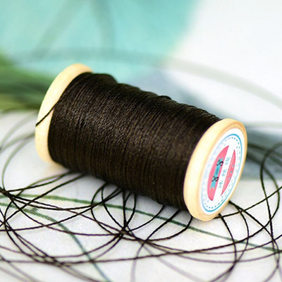 Rolă de linie de fibră de poliamidă de 0,3 mm fir de brodat țesut manual Linie de ciucuri 50M Ață de înaltă rezistență 3 fire Kaki